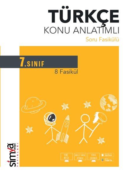 7. Sınıf Türkçe Konu Özetli Soru Fasikülü - 8 Adet | Simya Dergisi Yayınları (İnce Kapak)  - Resim 1