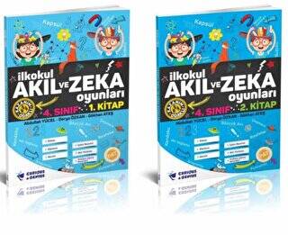 Curious&Genius Ilkokul Akıl Ve Zeka Oyunları 4. Sınıf Seti ( 2 Kitap) Güncellenmiş Yeni Baskı - Kolektif kitap kapağı