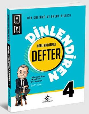 Eker Test Yayınları 4.Sınıf Din Kültürü Ve Ahlak Bilgisi Konu Anlatımlı Dinlendiren Defter - Kolektif kitap kapağı
