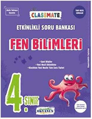 4. Sınıf Classmate Fen Bilimleri Etkinlikli Soru Bankası - Kolektif kitap kapağı