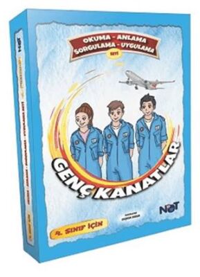 4.Sınıf Genç Kanatlar Okuma Anlama Seti 12 Kitap - Binot Yayınları - Kolektif kitap kapağı