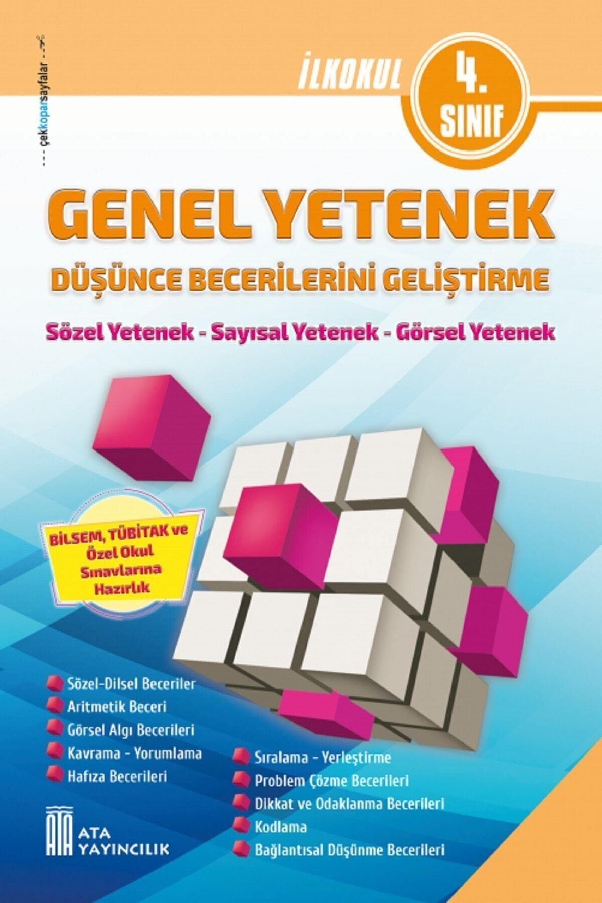 4. Sınıf Bilsem Genel Yetenek Düşünce Becerilerini Geliştirme kitap kapağı