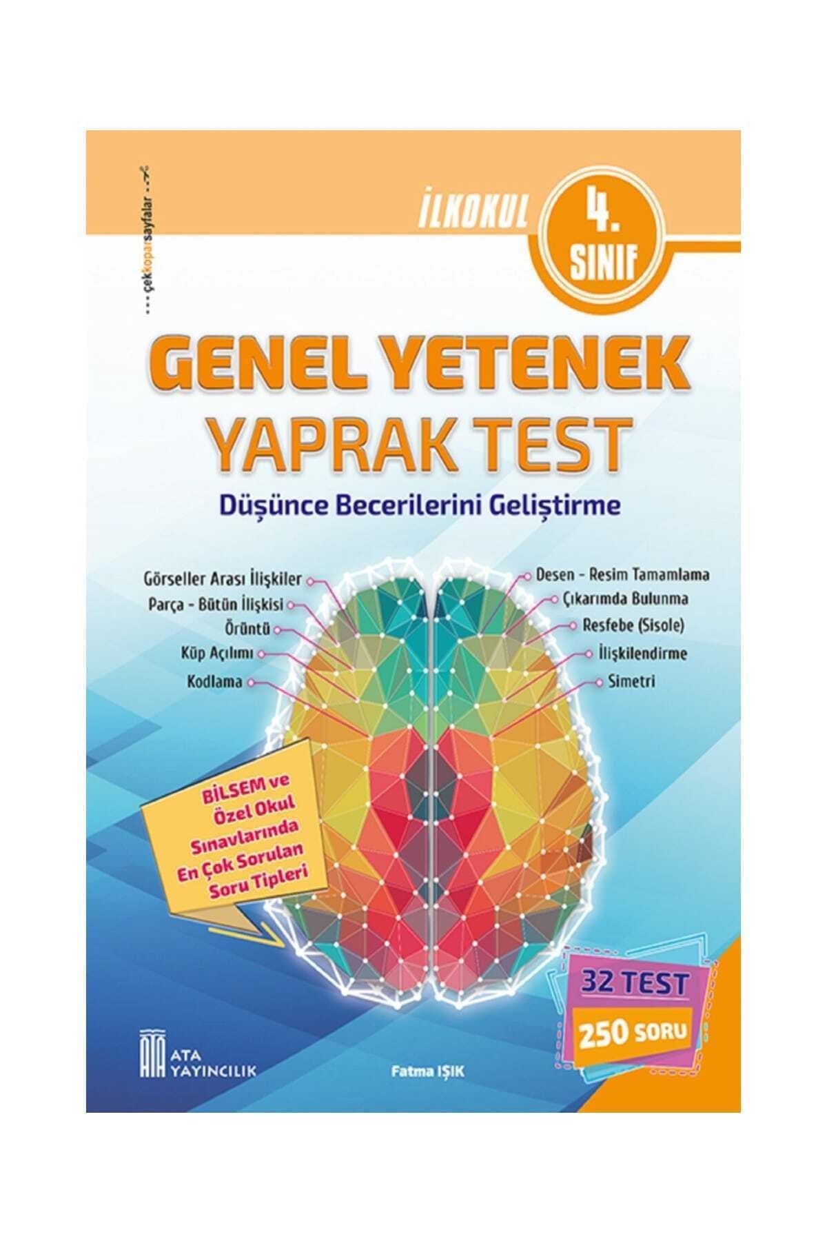 4. Sınıf Genel Yetenek Yaprak Test kitap kapağı