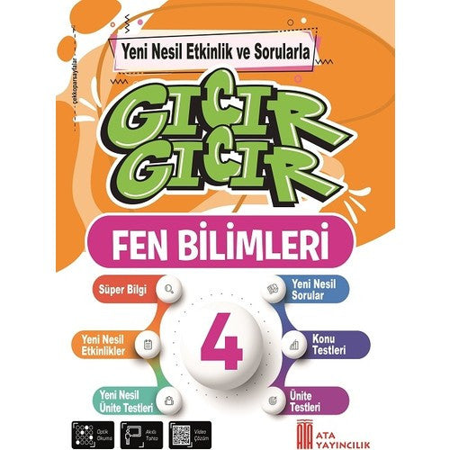 4. Sınıf Gıcır Gıcır Fen Bilimleri kitap kapağı