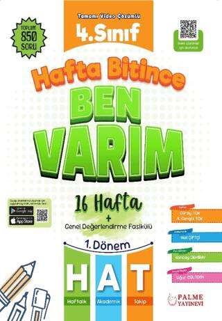 4. Sınıf Hafta Bitince Ben Varım 16 Hafta - Güray Tok kitap kapağı