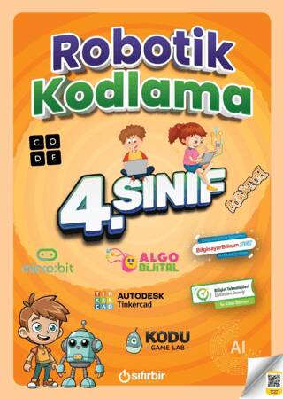 4. Sınıf Robotik Kodlama - Cemal Güngör Gökalp kitap kapağı