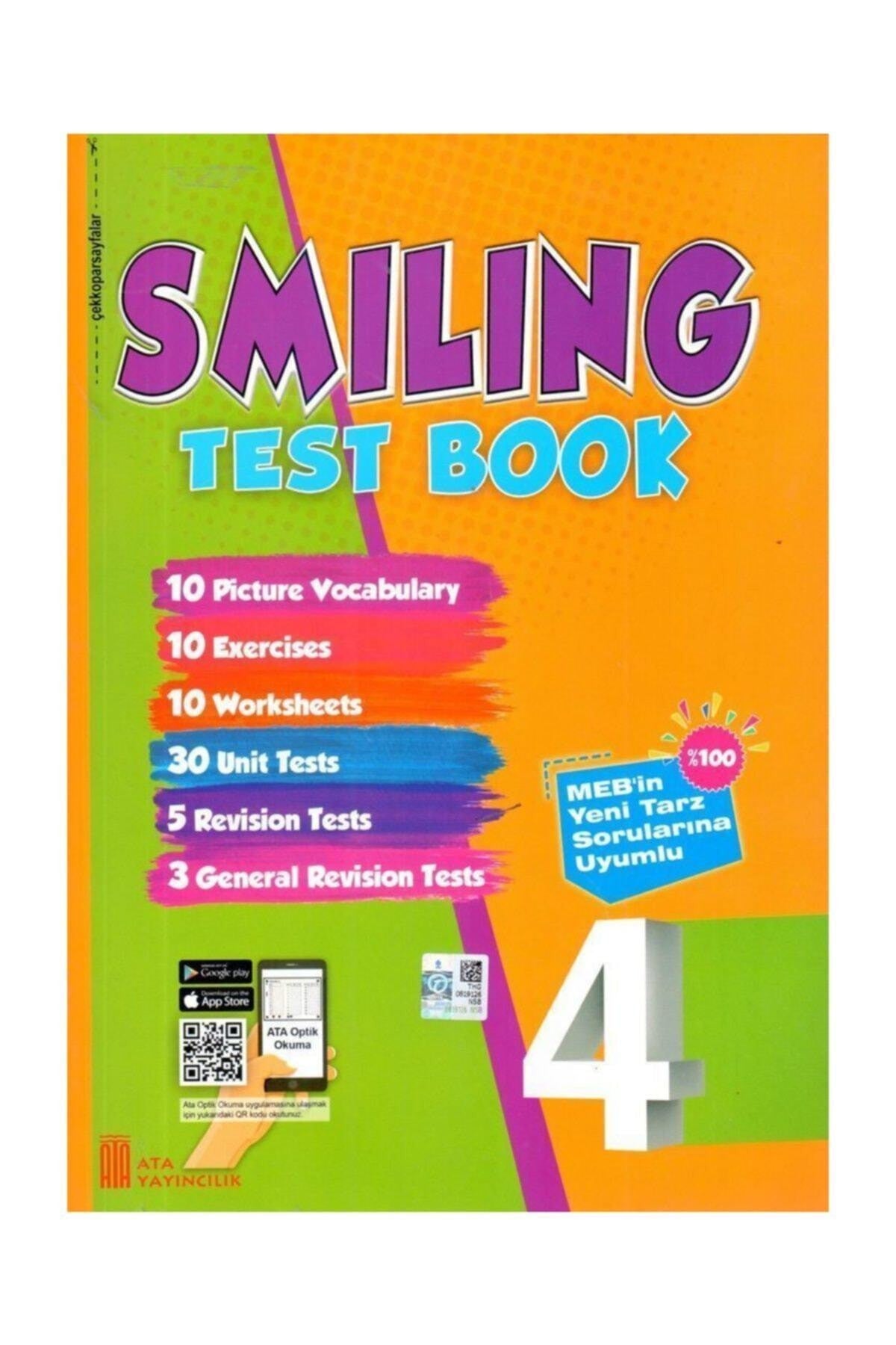 4. Sınıf Smiling Test Book - Komisyon kitap kapağı
