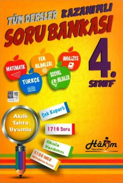 4. Sınıf Tüm Dersler Soru Bankası kitap kapağı