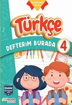 ONburda Yayınları 4. Sınıf Türkçe Defterim Burada - Kolektif kitap kapağı