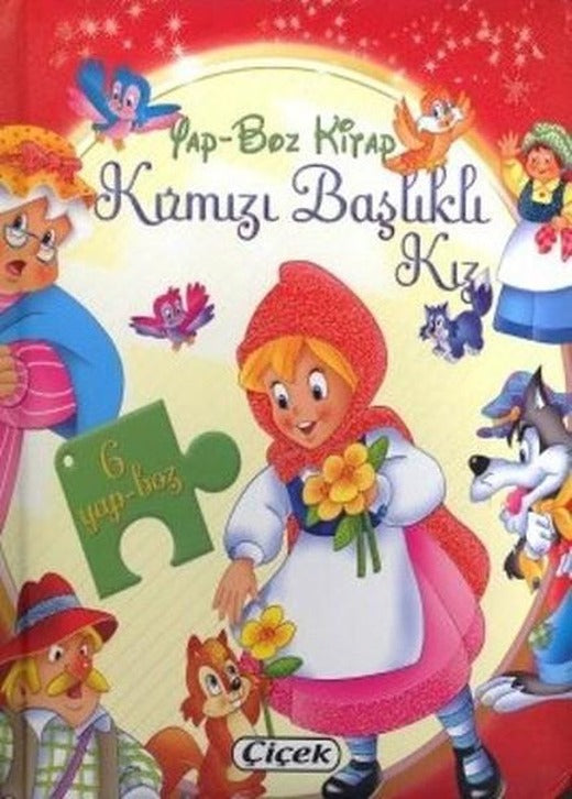 Yap-Boz Kitap Kırmızı Başlıklı Kız | Çiçek Yayıncılık (İnce Kapak)