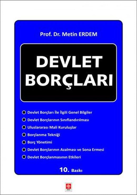 Devlet Borçları | Ekin Basım Yayın (Ciltsiz)
