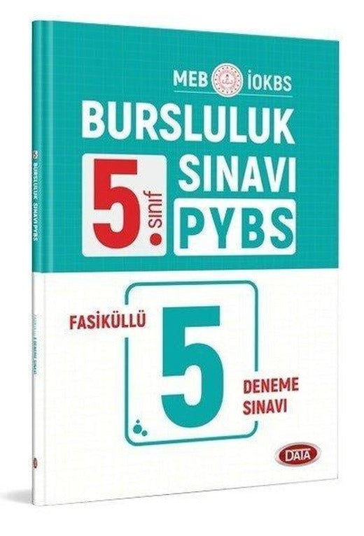 5.Sınıf PYBS Bursluluk Sınavı Fasiküllü 5 Deneme | Data Yayınları - Ders Kitapları (İnce Kapak)