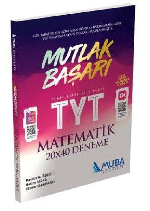 TYT Mutlak Başarı Matematik 20x40 Deneme | Muba Yayınları (İnce Kapak)