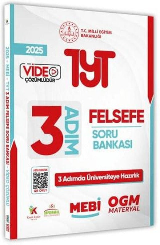 2025 TYT MEBİ-OGM 3 ADIM Felsefe Soru Bankası Video Çözümlü