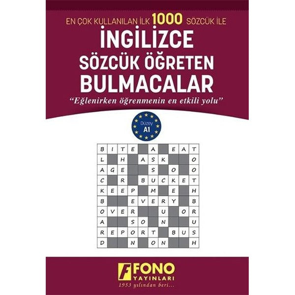 İngilizce Sözcük Öğreten Bulmacalar Düzey A1