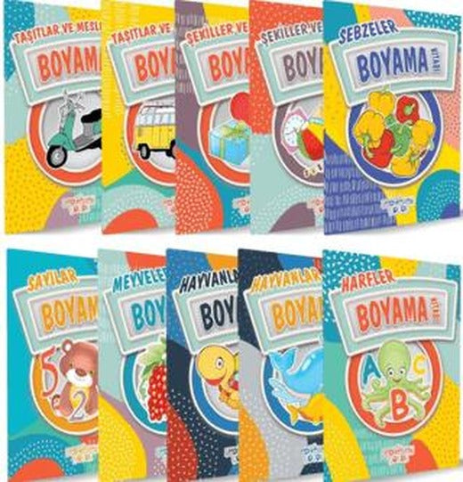 Boyama Kitapları (10 Kitap Takım)
