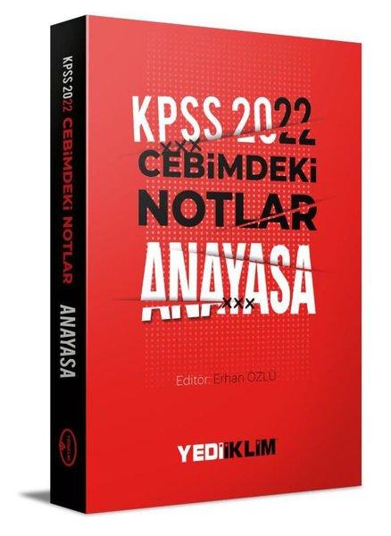 2022 KPSS Cebimdeki Notlar Anayasa Kitapçığı | Yediiklim Yayınları (İnce Kapak)  - Resim 1