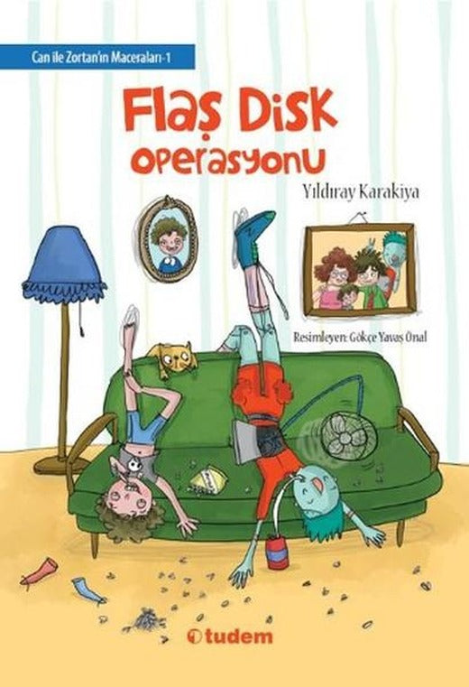 Can ile Zortan'ın Maceraları 1 - Flaş Disk Operasyonu | Tudem Yayınları - Çocuk Kitapları Dizisi (İnce Kapak)