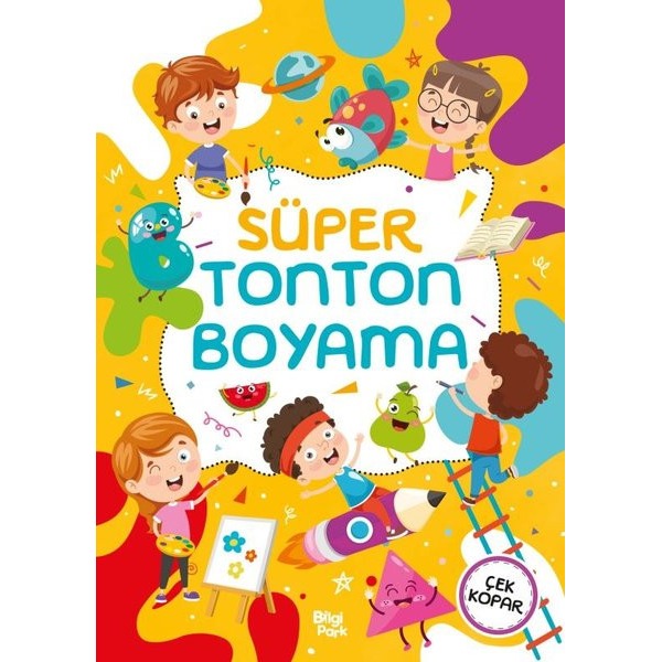 Süper Tonton Boyama Kitabı | Kolektif (İnce Kapak)