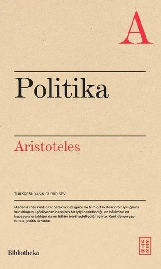 Politika - Bibliotheka | Ketebe (İnce Kapak)