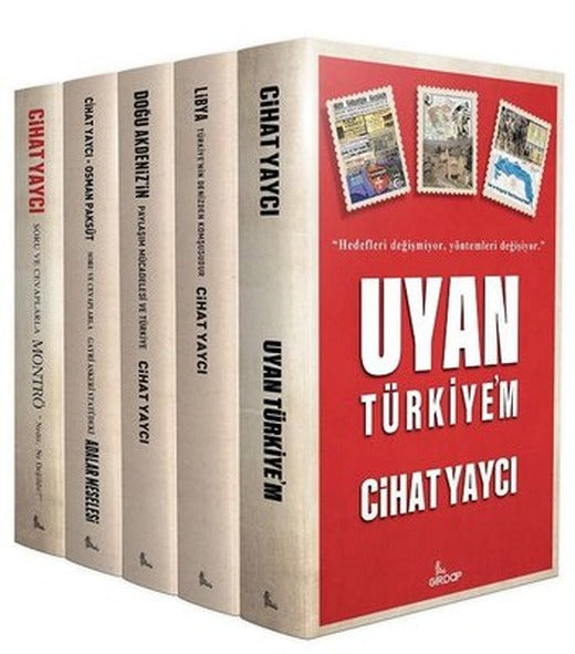 Cihat Yaycı Seti - 5 Kitap Takım | Girdap (İnce Kapak)