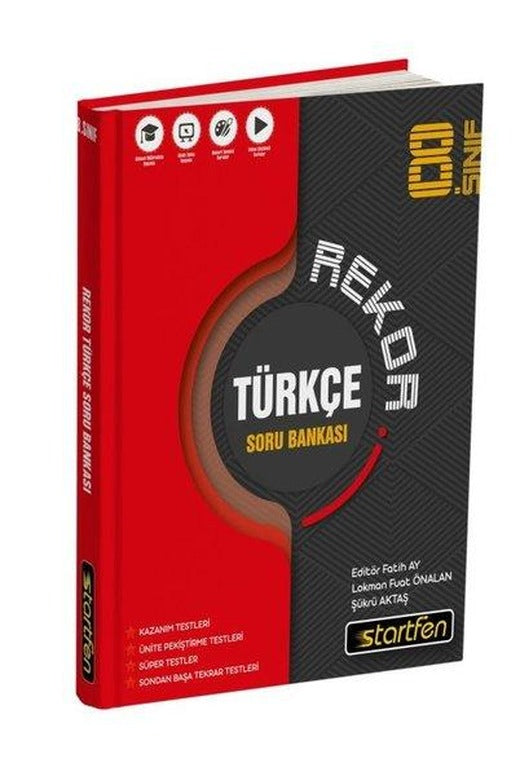 8. Sınıf Türkçe Rekor Soru Bankası | Startfen Yayınları (İnce Kapak)
