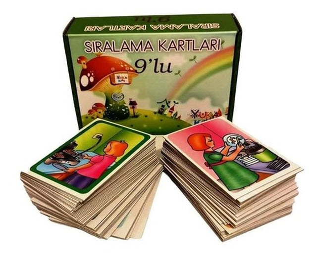 Sıralama Kartları 9'li | Yuka Kids