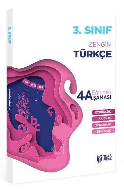3.Sınıf Türkçe Eğitimin 4 Aşaması | Teas Press Eğitim (İnce Kapak)