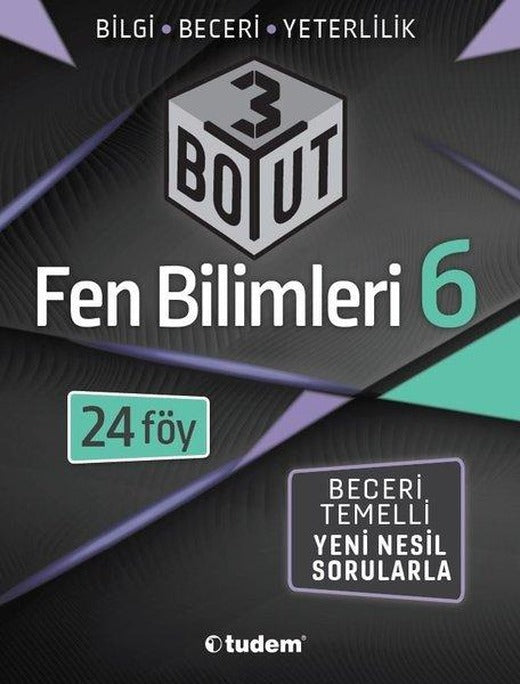 Yeni Fen Bilimleri 6.Sınıf 3 Boyut | Tudem Yayınları - Ders Kitapları (İnce Kapak)