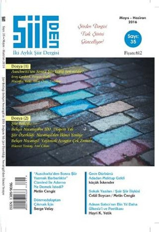 Şiirden İki Aylık Şiir Dergisi Sayı: 35 Mayıs-Haziran 2016 | Şiirden Yayıncılık (Ciltsiz)