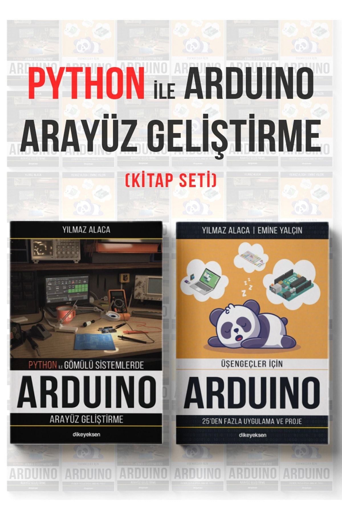 Python ile Arduino için Arayüz Geliştirme Seti (2 Kitap)