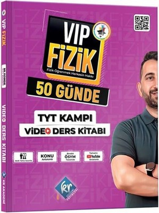 VİP Fizik 50 Günde TYT Kampı Video Ders Kitabı | KR Akademi