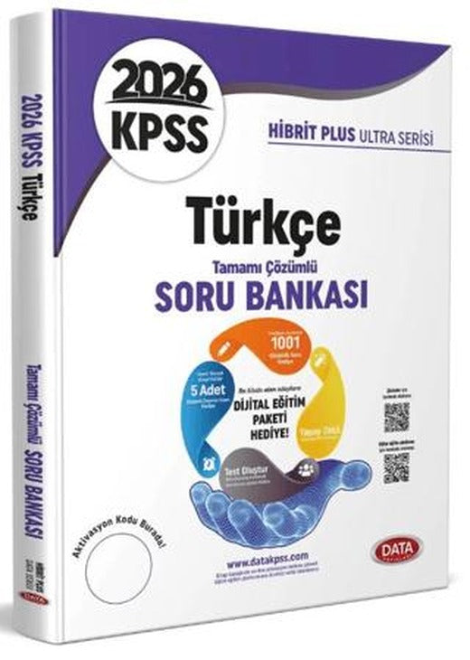 2026 KPSS Hibrit Plus Ultra Serisi Türkçe Soru Bankası - Karekod Çözümlü + Dijital Eğitim Platformu Hediye