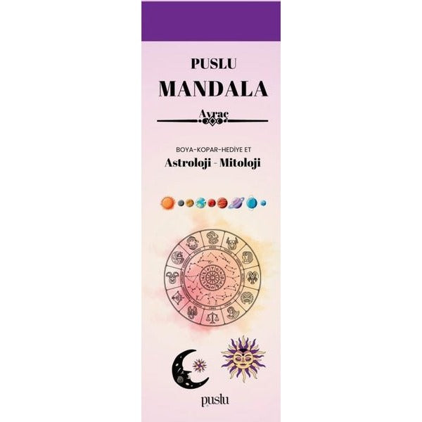 Mandala - Ayraç - Astroloji - Mitoloji | Puslu Yayıncılık (İnce Kapak)