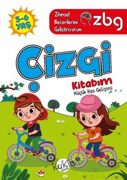 5 - 6 Yaş Çizgi Kitabım - Küçük Kas Gelişimi - ZBG Zihinsel Becerilerimi Geliştiriyorum | Kukla
