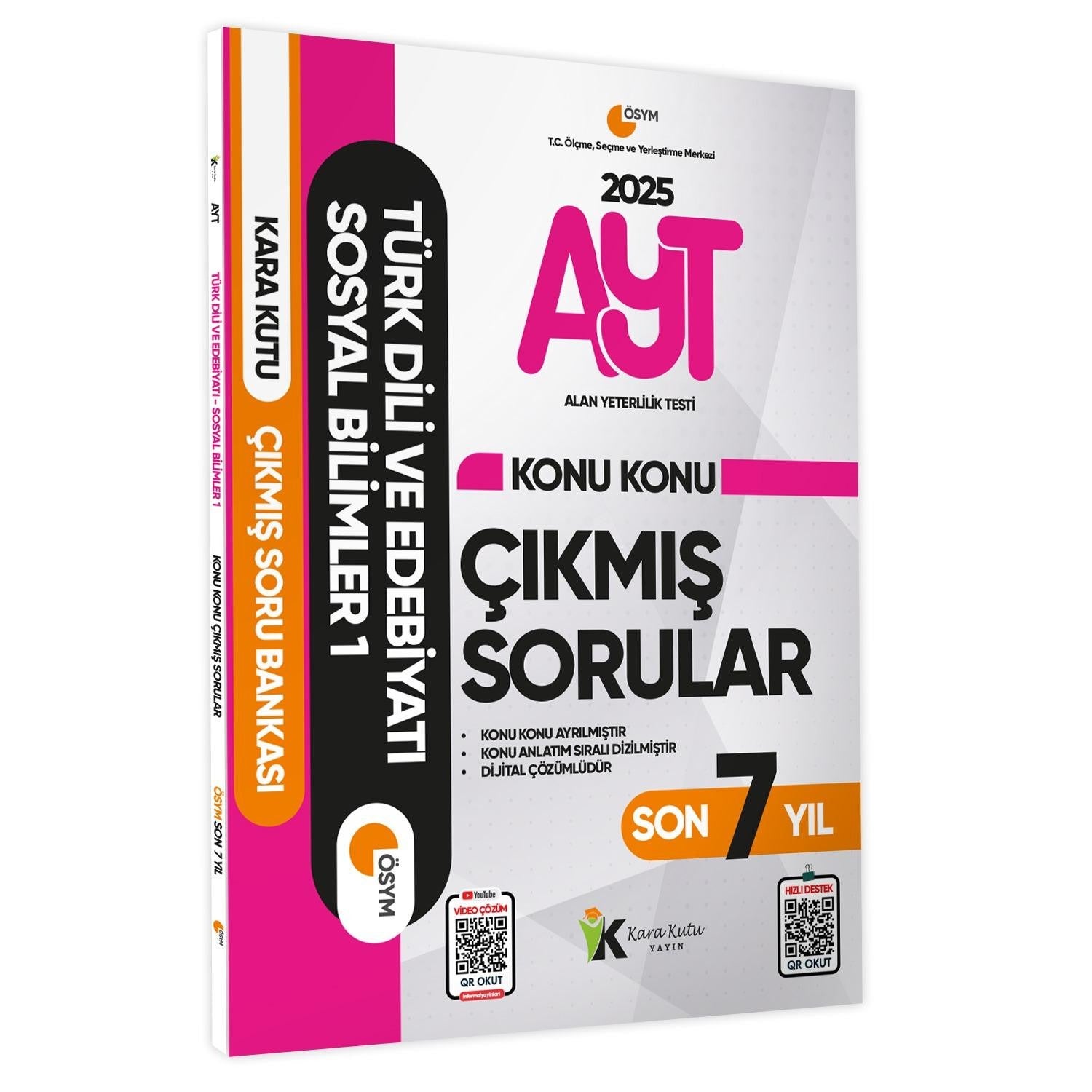 2025 YKS-AYT Türk Dili ve Edebiyatı-Sosyal Bilimler Son 7 Yıl Çıkmış Sorular
