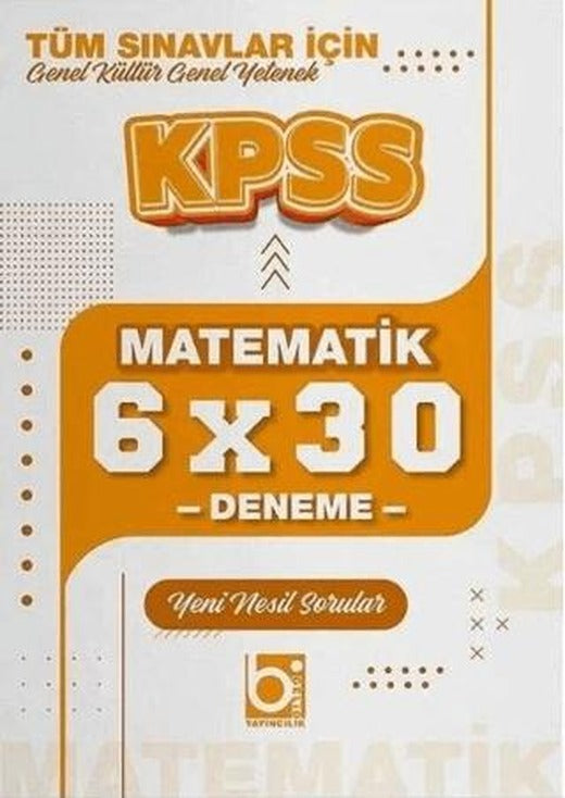 KPSS Matematik 6x30 Deneme