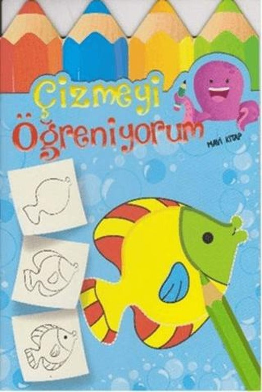 Çizmeyi Öğreniyorum - Mavi Kitap | Parıltı Yayınları (Ciltsiz)