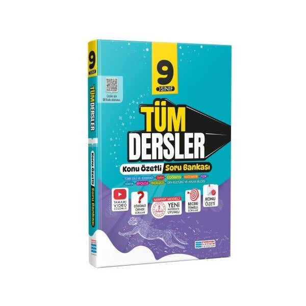 9. Sınıf Tüm Dersler Soru Bankası | Evrensel İletişim Yayınları (Ciltsiz)