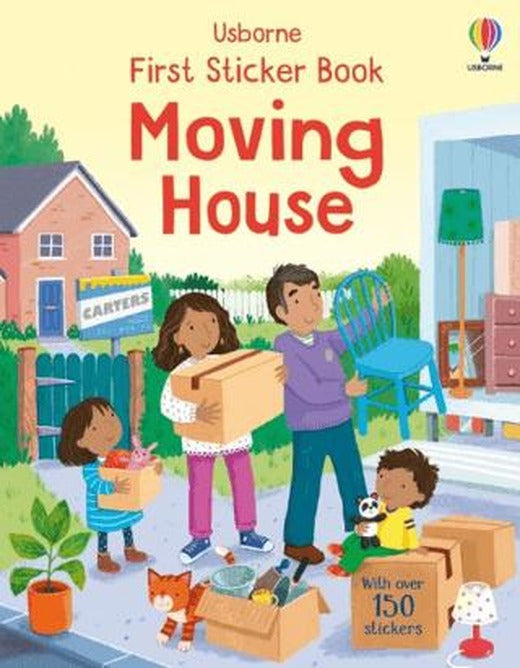 First Sticker Book Moving House | Usborne (Ciltsiz)