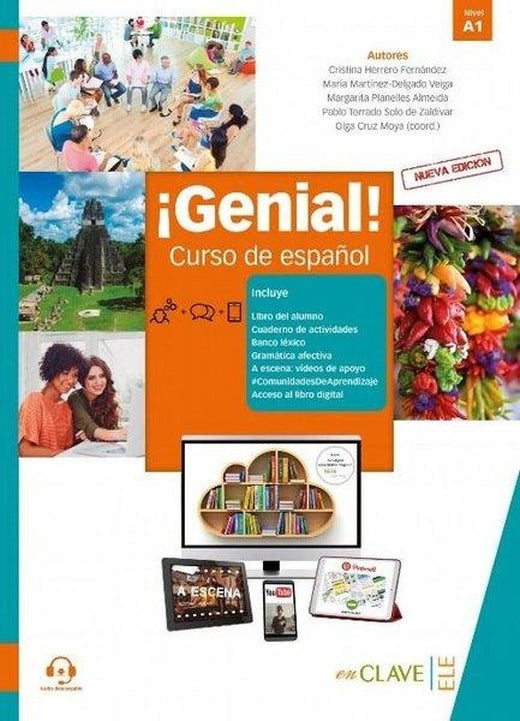 Genial! A1+Audio descargable | enClave-ELE (İnce Kapak)