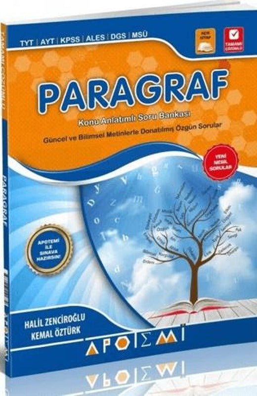 Paragraf Konu Anlatımlı Soru Bankası | Apotemi Yayınları (Ciltsiz)
