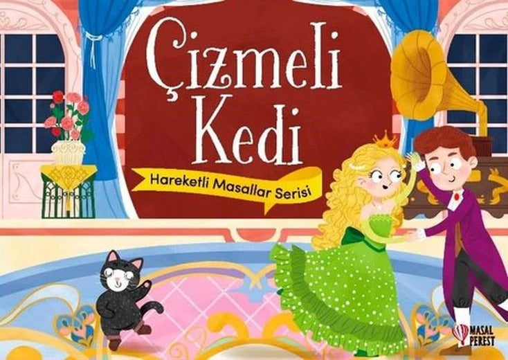 Çizmeli Kedi - Hareketli Masallar Serisi | Masalperest (Ciltli)