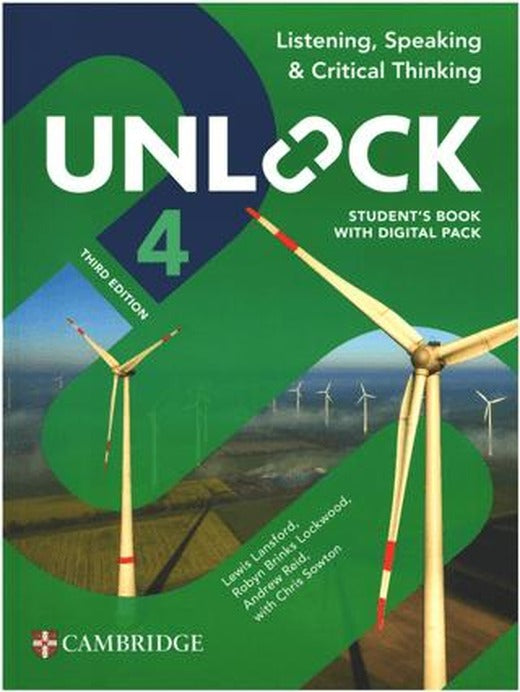 Unlock 4 Listening - Speaking and Critical Thinking Student's Book with Digital Pack (3rd)
