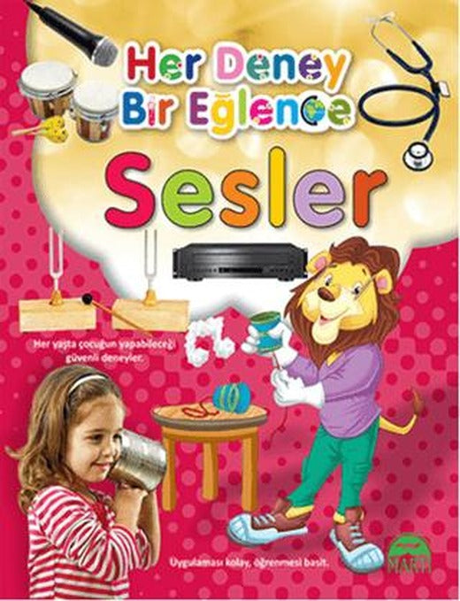Her Deney Bir Eğlence - Sesler | Martı Çocuk Yayınları (Ciltsiz)