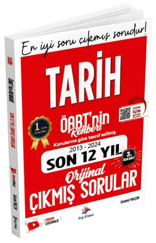 2025 ÖABT MEB-AGS nin Rehberi Tarih Öğretmenliği Çıkmış Sorular Son 12 Yıl Çözümlü | Dizgi Kitap (Ciltsiz)