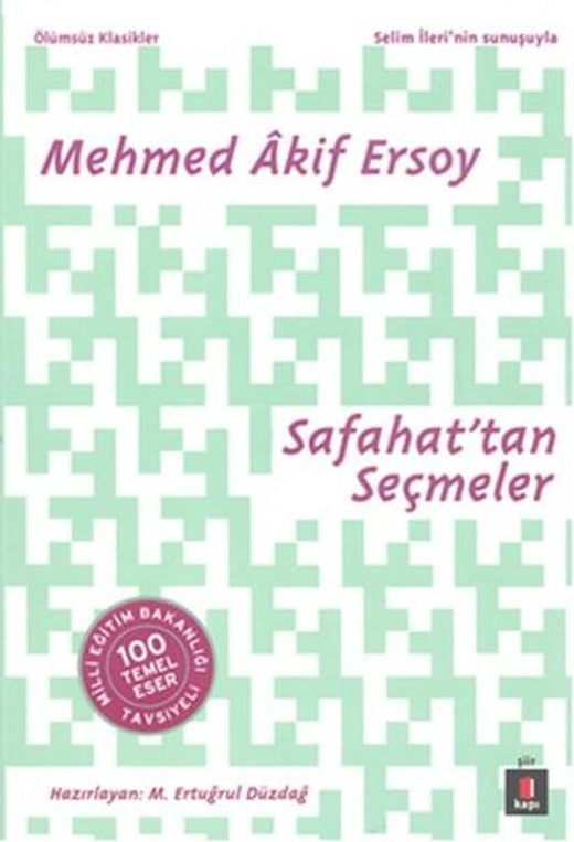 Safahat'tan Seçmeler | Kapı Yayınları - Edebiyat Dizisi (İnce Kapak)