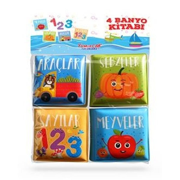 Banyo Kitabı Seti - 4 Kitap Takım | Yumurcak Yayınları (İnce Kapak)