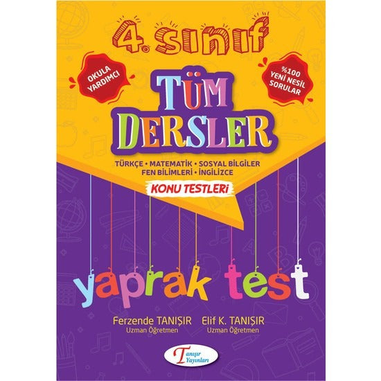 4. Sınıf Tüm Dersler Konu Testleri Test