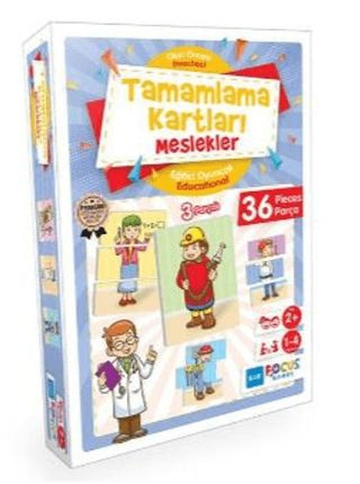 Blue Focus Meslekler Tamamlama Kartları | Blue Focus Yayınları